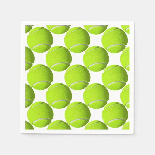 Tennis Ball Serviette (Vorderseite)