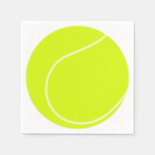 Tennis Ball Serviette (Vorderseite)