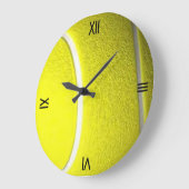 Tennis Ball Sportmauer Uhr mit römischen Zahlen (Winkel)