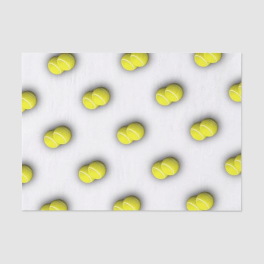Tennis Ball Sportthema Seidenpapier (Vorderseite)