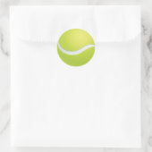 Tennis-Ball-Sticker Runder Aufkleber (Tasche)