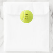 Tennis-Ball-Sticker Runder Aufkleber (Tasche)