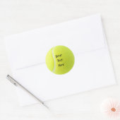 Tennis-Ball-Sticker Runder Aufkleber (Umschlag)