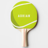 Tennis Ball Tischtennis Schläger (Rückseite)
