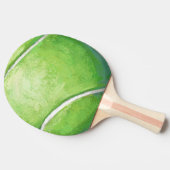 Tennis Ball Tischtennis Schläger (Seitenansicht)