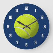 Tennis-Ball-Uhr Große Wanduhr (Vorderseite)
