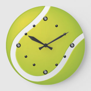 Tennis-Ball-Uhr Große Wanduhr