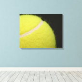 Tennis Ball umarmte Canvas Leinwanddruck (Insitu (Holzboden))