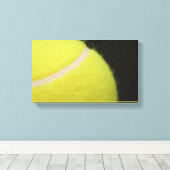 Tennis Ball umarmte Canvas Leinwanddruck (Insitu (Holzboden))