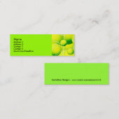 Tennis-Ball-Visitenkarte Mini Visitenkarte (Vorne/Hinten)