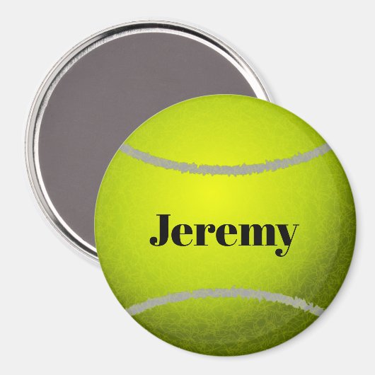 Tennis-Ball-Vorlage Magnet (Vorderseite/Rückseite)