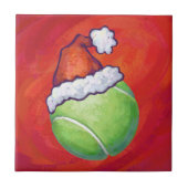 Tennis Ball Weihnachten Fliese (Vorderseite)
