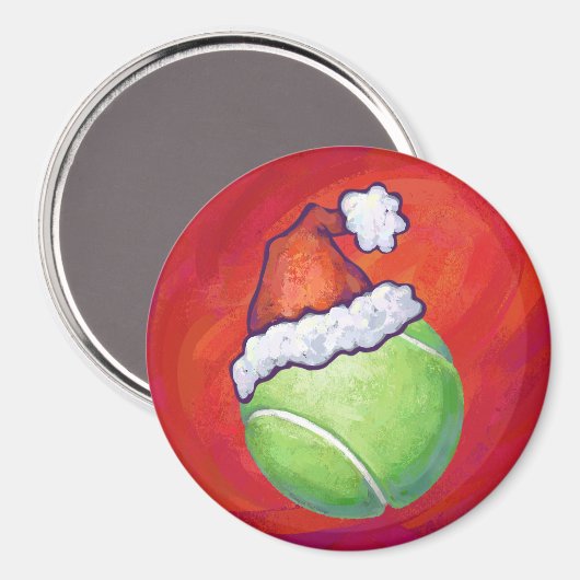 Tennis Ball Weihnachten Magnet (Vorderseite/Rückseite)