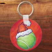 Tennis Ball Weihnachten Schlüsselanhänger (Vorderseite)