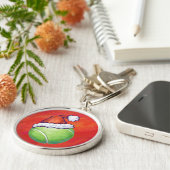 Tennis Ball Weihnachten Schlüsselanhänger (Seite)