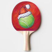 Tennis Ball Weihnachten Tischtennis Schläger (Rückseite)