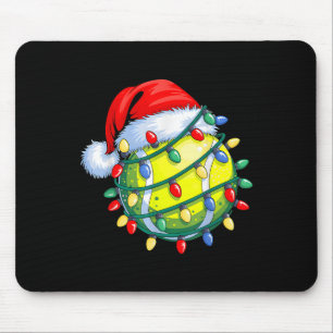 Tennis Ball Weihnachtsmannmütze Männer Frauen Weih Mousepad