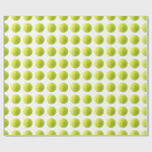 Tennis Ball Wrapping Paper Geschenkpapier (Flach)