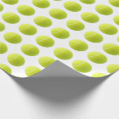 Tennis Ball Wrapping Paper Geschenkpapier (Ecke)