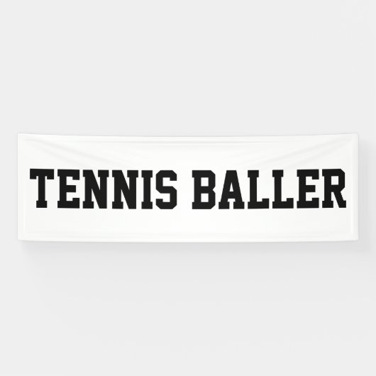Tennis Baller Banner (Horizontal)
