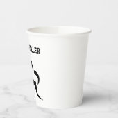 Tennis Baller Pappbecher (Links)