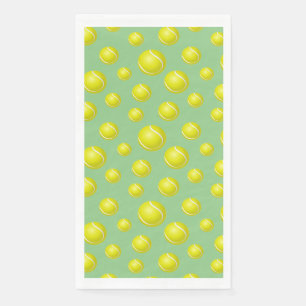 Tennis Balls Design Gasttuch Serviette