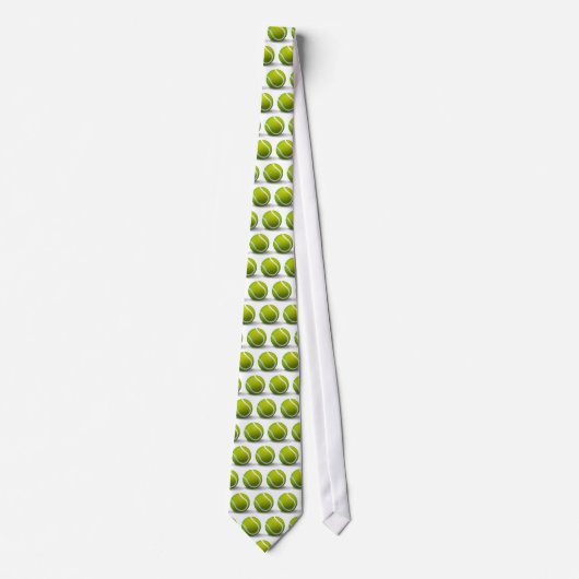 Tennis Balls Pattern | Sportgeschenk Krawatte (Vorderseite)