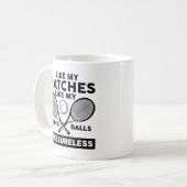 Tennis Balls pressureless Kaffeetasse (Vorderseite Links)