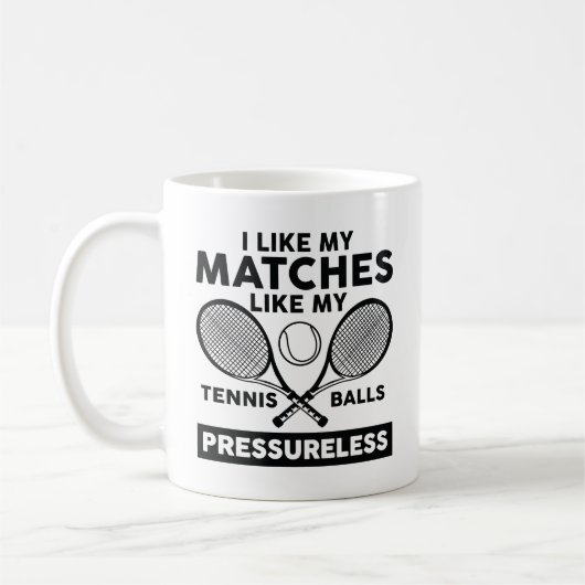 Tennis Balls pressureless Kaffeetasse (Links)