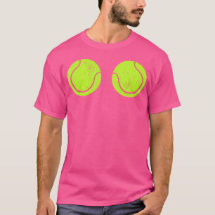 Tennis Balls Racket Court Tennis Coach Spieler T-Shirt