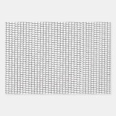 Tennis Balls Racquet Gelbe Schwarze Liebe Geschenkpapier Set (Vorderseite 3)