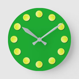 Tennis Balls Runde Wanduhr