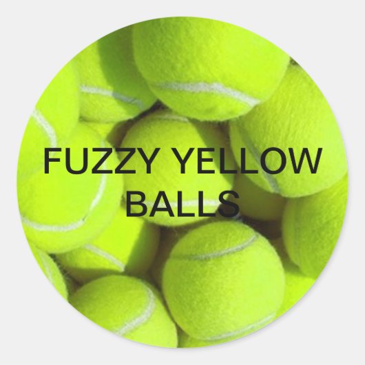 Tennis Balls Sticker (Vorderseite)