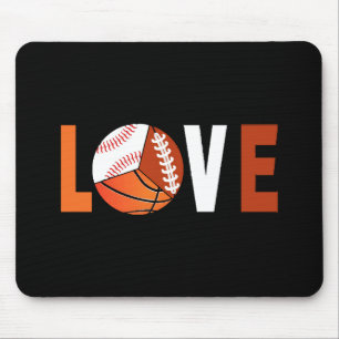 Tennis Basketball Baseball Football Lover Mousepad