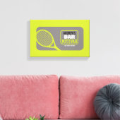 TENNIS Bat Bar Mitzvah Sign-In Memory-Board Leinwanddruck (Insitu (Wohnzimmer))