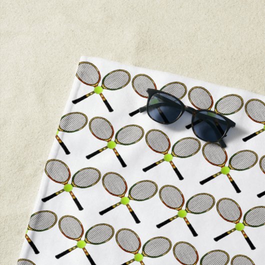 Tennis Beach Handtuch (Beispiel)