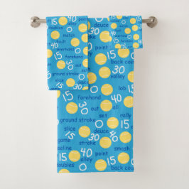 Tennis Bedingungen Badhandtuch Set