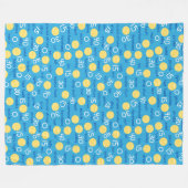 Tennis Bedingungen Fleecedecke (Vorderseite (Horizontal))