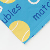 Tennis Bedingungen Fleecedecke (Ecke)