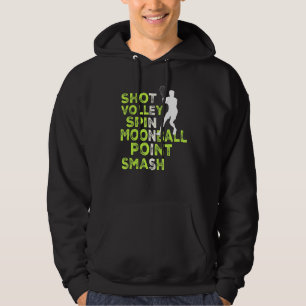 Tennis-Bedingungen für Tennisspieler Hoodie