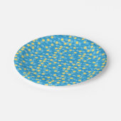 Tennis Bedingungen Pappteller (Schrägansicht)