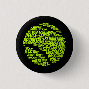 Tennis-Bedingungen Tennisspieler Tennisball spiele Button
