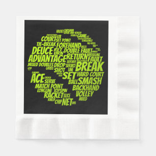 Tennis-Bedingungen Tennisspieler Tennisball spiele Serviette