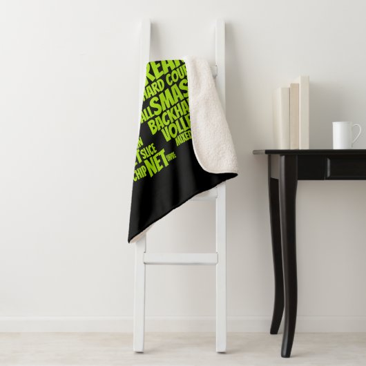 Tennis-Bedingungen Tennisspieler Tennisball spiele Sherpadecke (Beispiel)