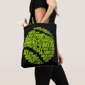 Tennis-Bedingungen Tennisspieler Tennisball spiele Tasche (Von Nahem)