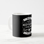 Tennis - Behaltend Champions Kaffeetasse (Vorderseite Links)