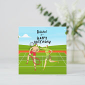 Tennis Belated Birthday to Tennis Players (Stehend Vorderseite)