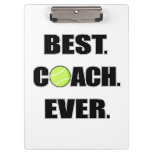 Tennis-bester Trainer überhaupt Klemmbrett