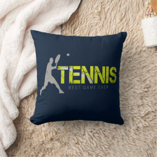 Tennis Bestes Spiel Aller Zeiten Vintage Sport Coa Kissen