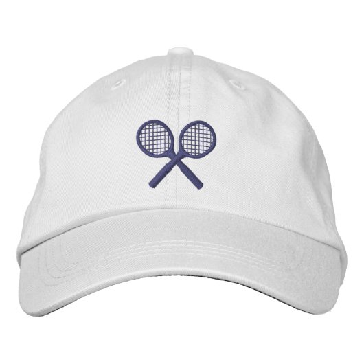 Tennis Bestickte Kappe (Vorderseite)